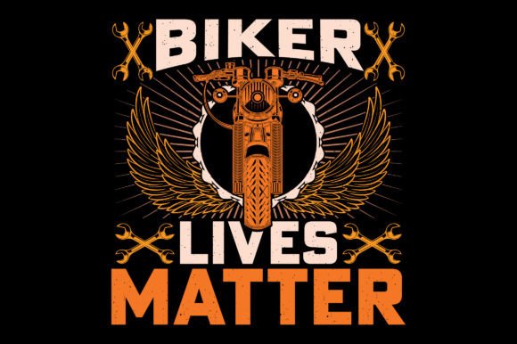 Biker Lives Motorcycle T-Shirt Graphic: The Ultimate Design Asset