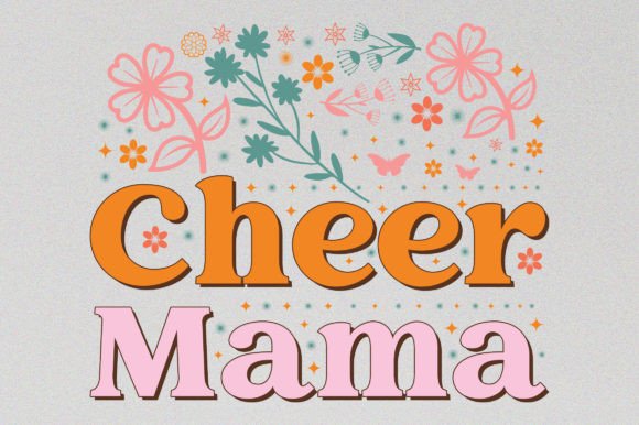 Celebrate Mom with Cheer Mama: A Mother's Day T-Shirt Graphic