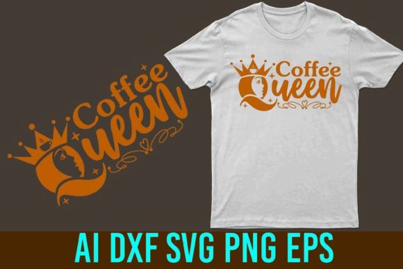 Coffee Queen SVG: A Design Asset for Brand Identity