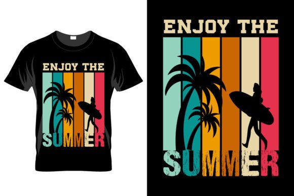 Enjoy the Summer T-Shirt Design: Your Seasonal Creative Asset