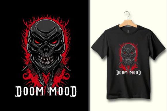Fiery Skull PNG Art Graphic Sublimation: A Bold Statement Design