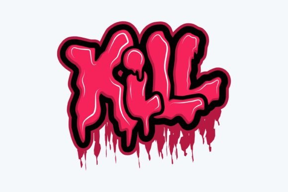 Graffiti Graphic Kill: Raw Energy for Modern Design