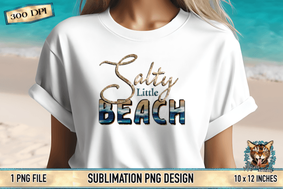 Salty Little Beach Sublimation Graphic: A Coastal Texture Guide