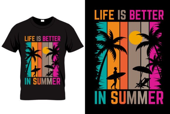 Summer T-Shirt Design Graphic: Your Go-To Instant Download