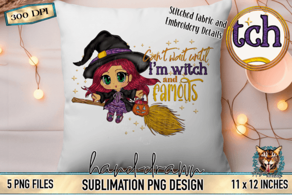 Witch and Famous Sublimation Graphic: A Designer's Enchanting Asset