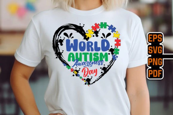 World Autism Awareness Day Heart Graphic: A Designer's Guide