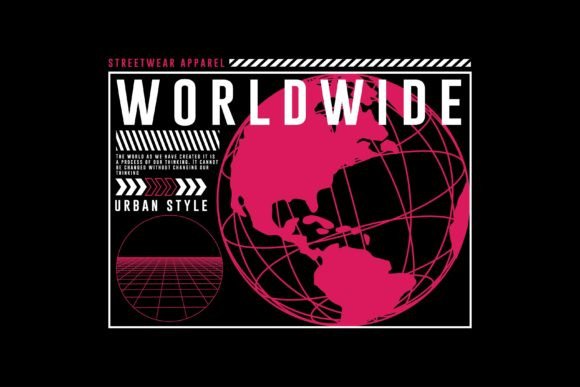 Worldwide Streetwear Design Graphic: Urban Aesthetics Unleashed